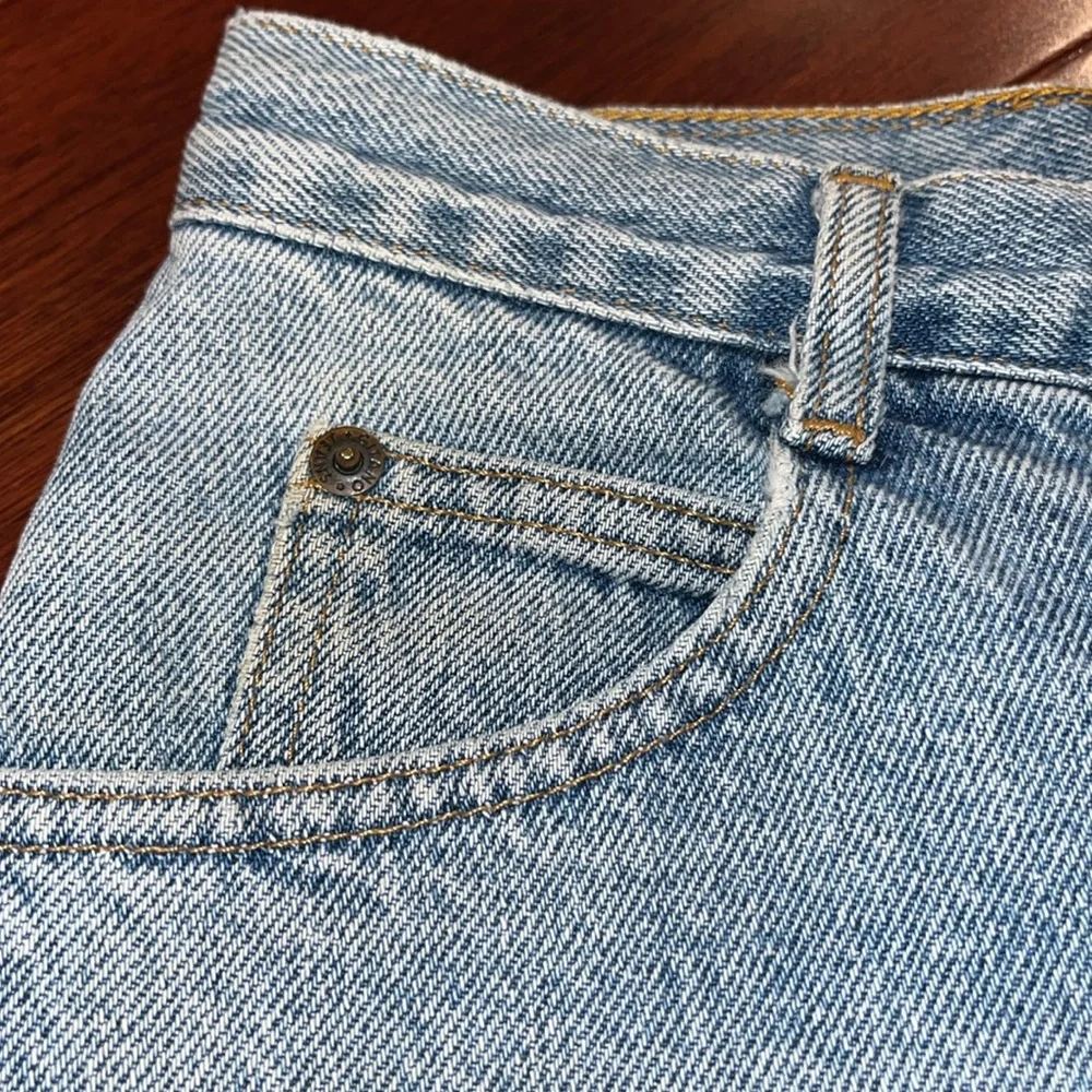 “GITANO” VTG 90’s high waisted stone wash denim blue shorts - Picture 6 of 12